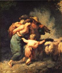 Jean Francois Millet The Return of the Flock